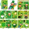 48 Sheets St Patricks Day Stickers, Saint Patricks Make A Face Stickers, Make Your Own St Patricks Day Decorations Crafts Accessories for Kids Adults Irish Party Favor Supplies